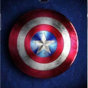 F9 - OPPO (Captain America Shield Design Mobile Back Cover) (F9-OPPO(CaptainAmericaShieldDesignMobileBackCover) )