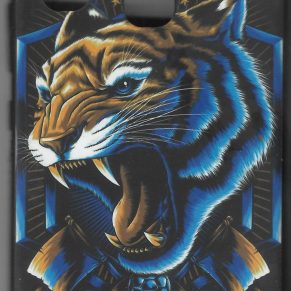 VIVO YI2 (Tiger Design Backround Black Back Cover) (VIVOYI2(TigerDesignBackroundBlackBackCover) )