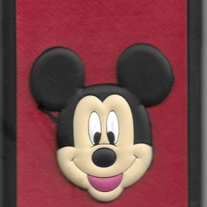 F3 - OPPO (Micky Mouse Design Backround Red Back Cover) (F3-OPPO(MickyMouseDesignBackroundRedBackCover) )
