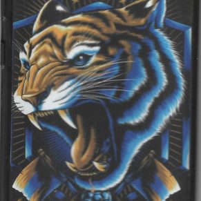 A10 - Samsung (Tiger Black Back Cover) (A10-Samsung(TigerBlackBackCover) )